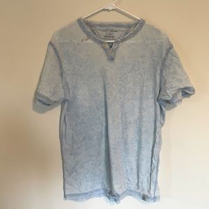 Medium lucky brand shirt. Laundry soap stain.